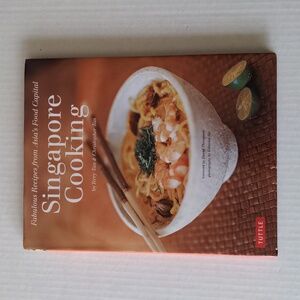 Singapore Cooking Cookbook By Terry Tan & Christopher Tan Hardcover Dust…